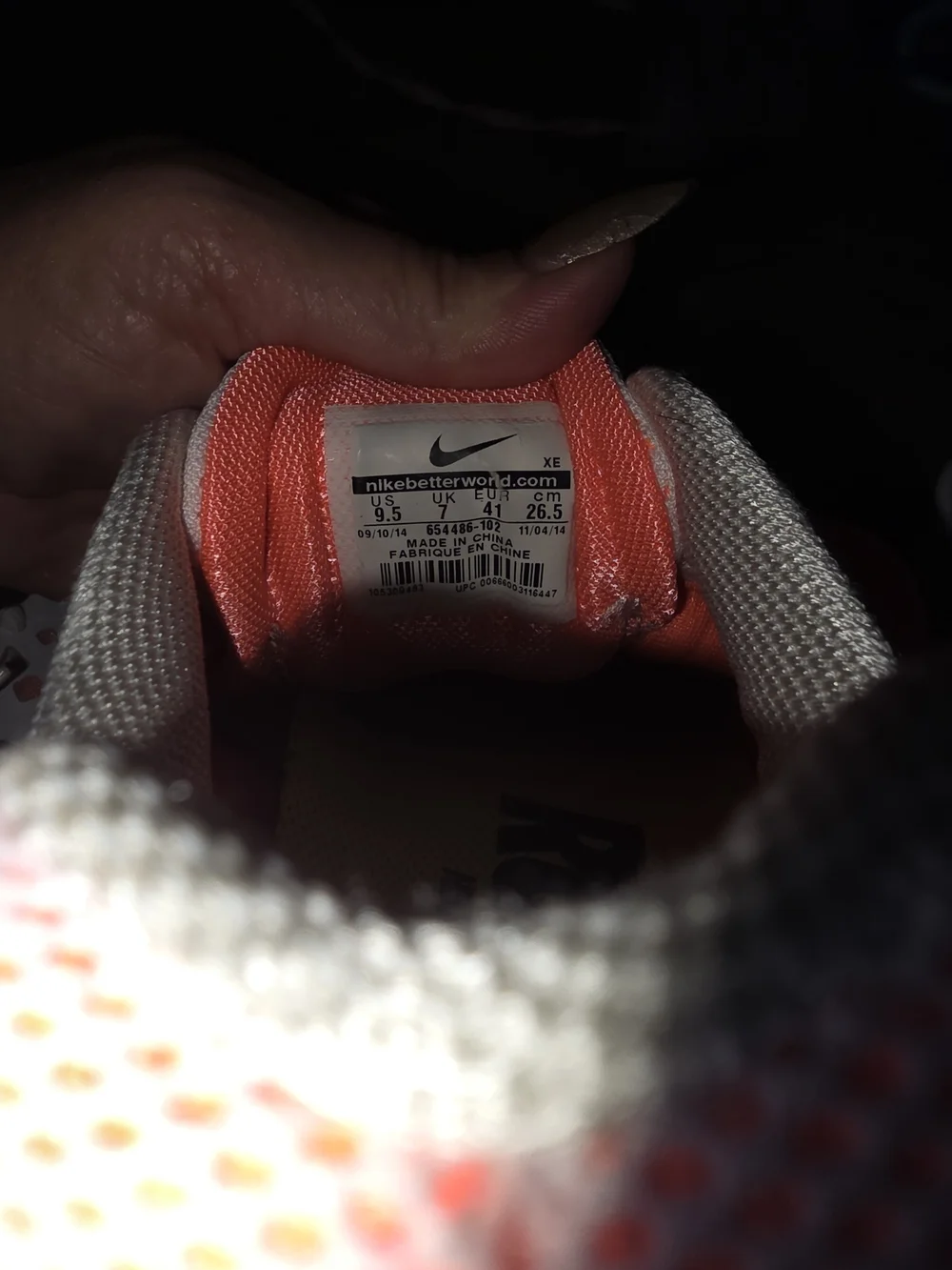 Nike Women’s Purple And Orange Running Shoes